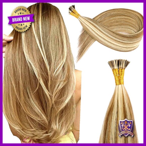 20 Inch Human Hair Extensions I Tip Invisible Straight 30g main image 6